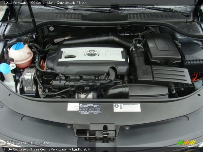 Island Gray Metallic / Black 2011 Volkswagen CC Sport