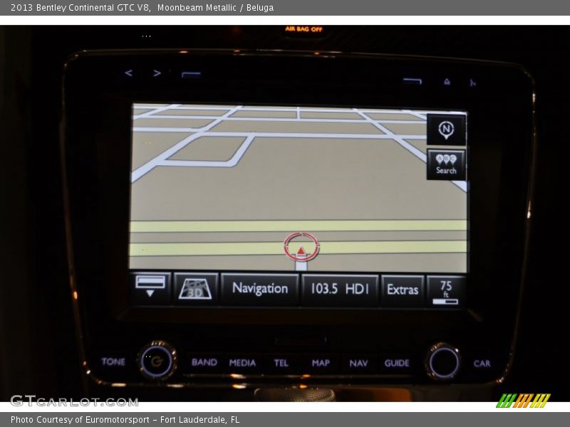 Navigation of 2013 Continental GTC V8 