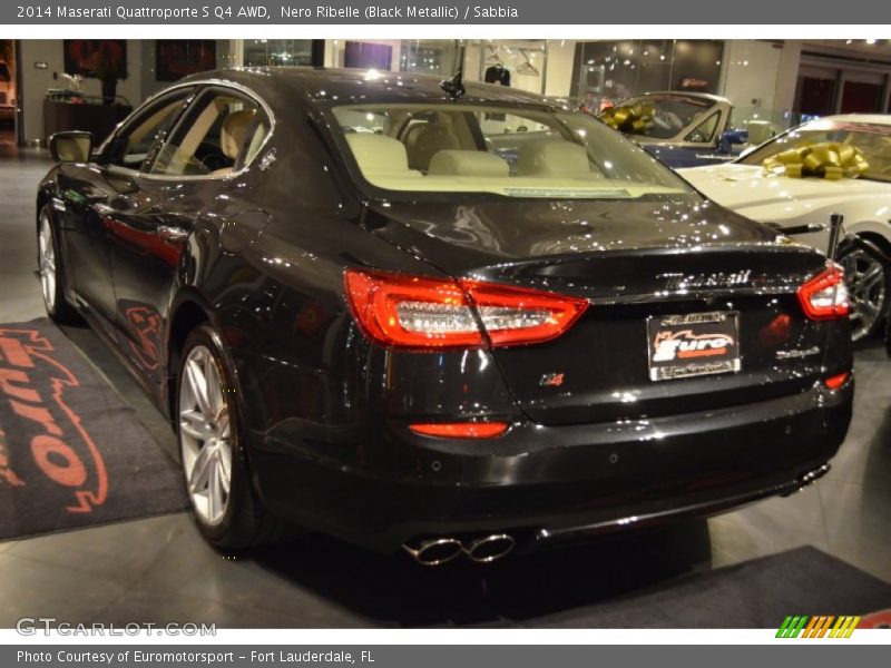 Nero Ribelle (Black Metallic) / Sabbia 2014 Maserati Quattroporte S Q4 AWD