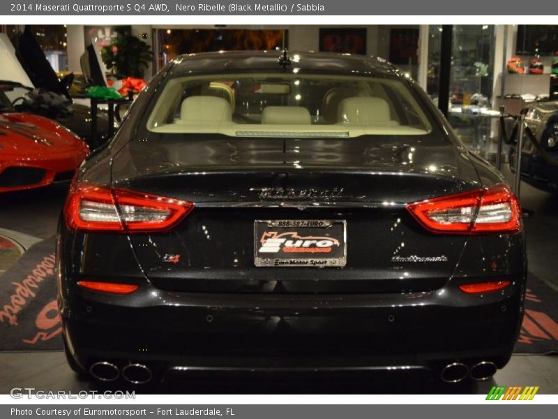 Nero Ribelle (Black Metallic) / Sabbia 2014 Maserati Quattroporte S Q4 AWD