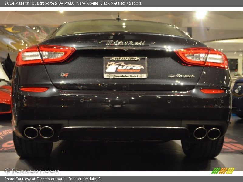 Nero Ribelle (Black Metallic) / Sabbia 2014 Maserati Quattroporte S Q4 AWD