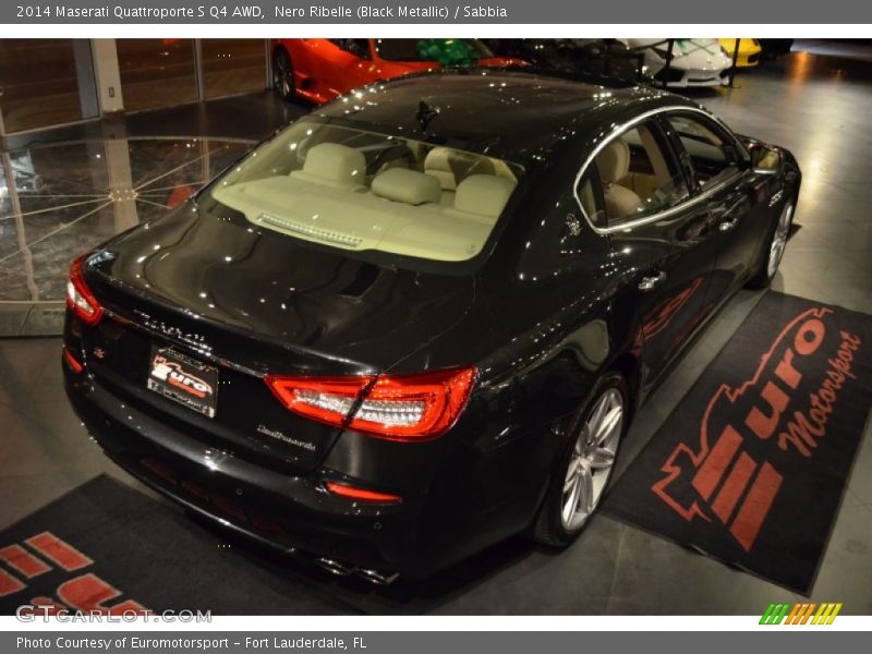 Nero Ribelle (Black Metallic) / Sabbia 2014 Maserati Quattroporte S Q4 AWD