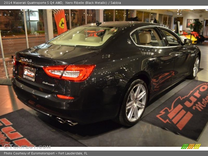 Nero Ribelle (Black Metallic) / Sabbia 2014 Maserati Quattroporte S Q4 AWD
