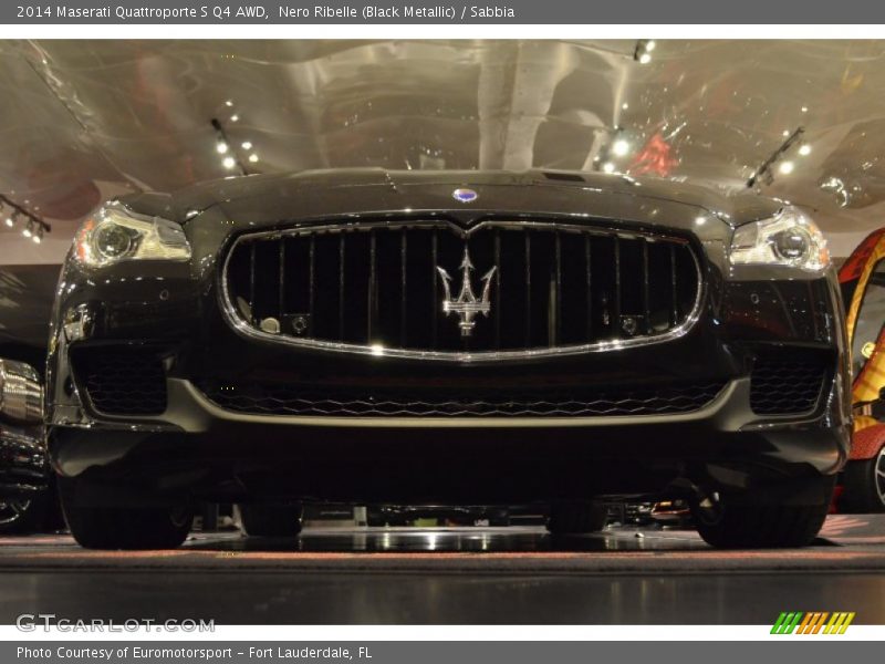 Nero Ribelle (Black Metallic) / Sabbia 2014 Maserati Quattroporte S Q4 AWD