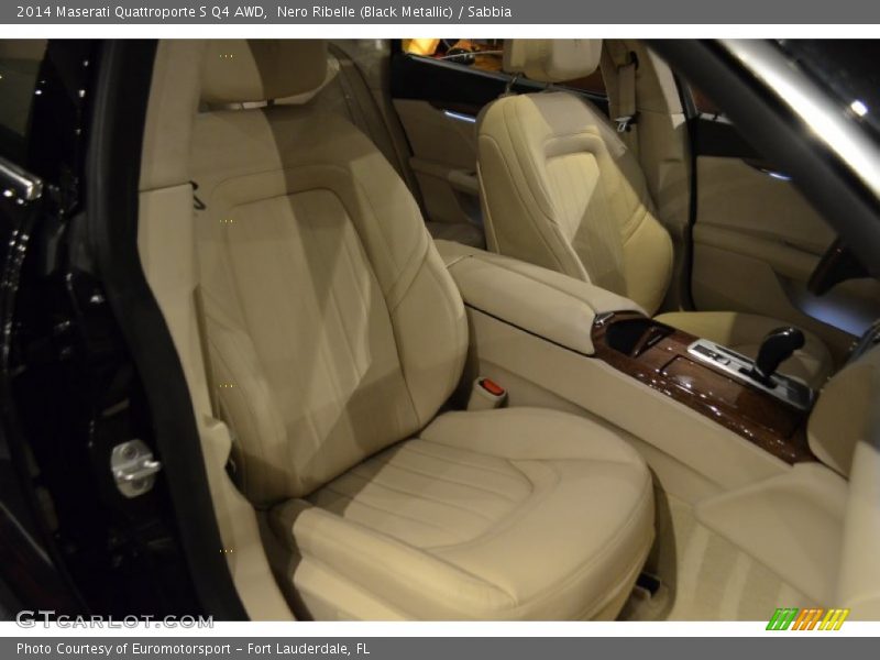 Nero Ribelle (Black Metallic) / Sabbia 2014 Maserati Quattroporte S Q4 AWD