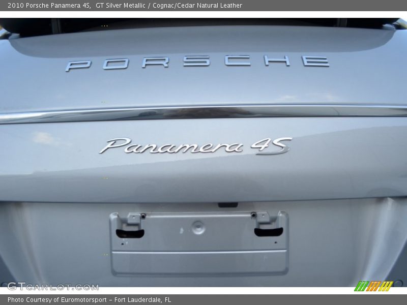 GT Silver Metallic / Cognac/Cedar Natural Leather 2010 Porsche Panamera 4S