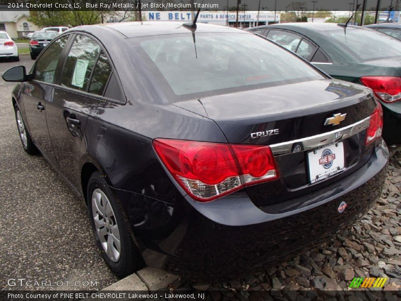 Blue Ray Metallic / Jet Black/Medium Titanium 2014 Chevrolet Cruze LS