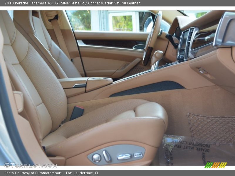 GT Silver Metallic / Cognac/Cedar Natural Leather 2010 Porsche Panamera 4S