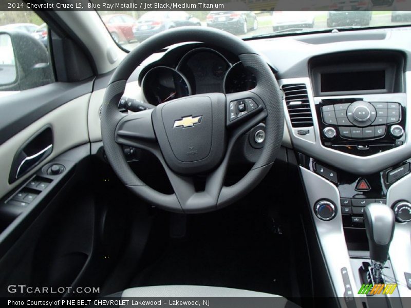 Blue Ray Metallic / Jet Black/Medium Titanium 2014 Chevrolet Cruze LS
