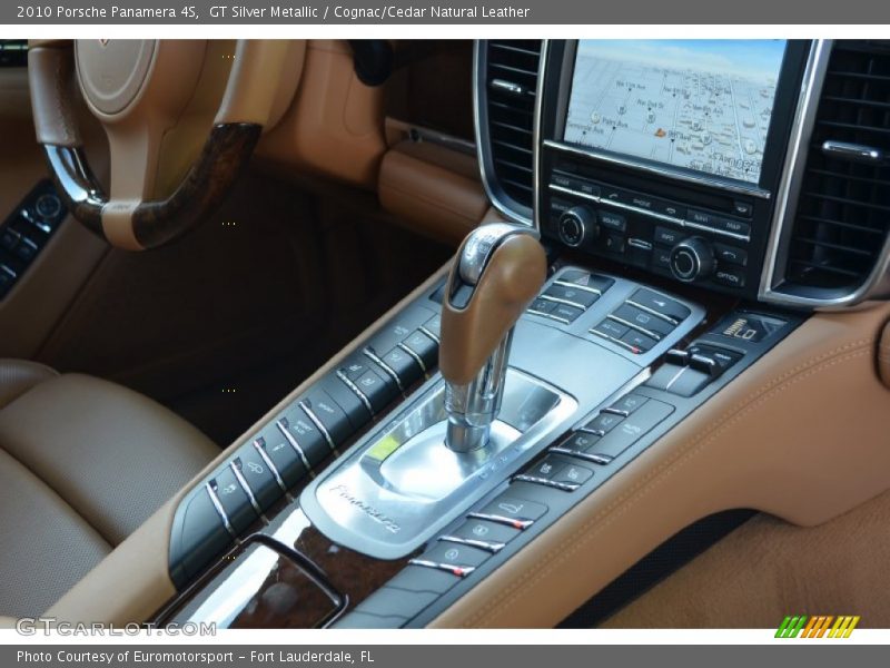 GT Silver Metallic / Cognac/Cedar Natural Leather 2010 Porsche Panamera 4S