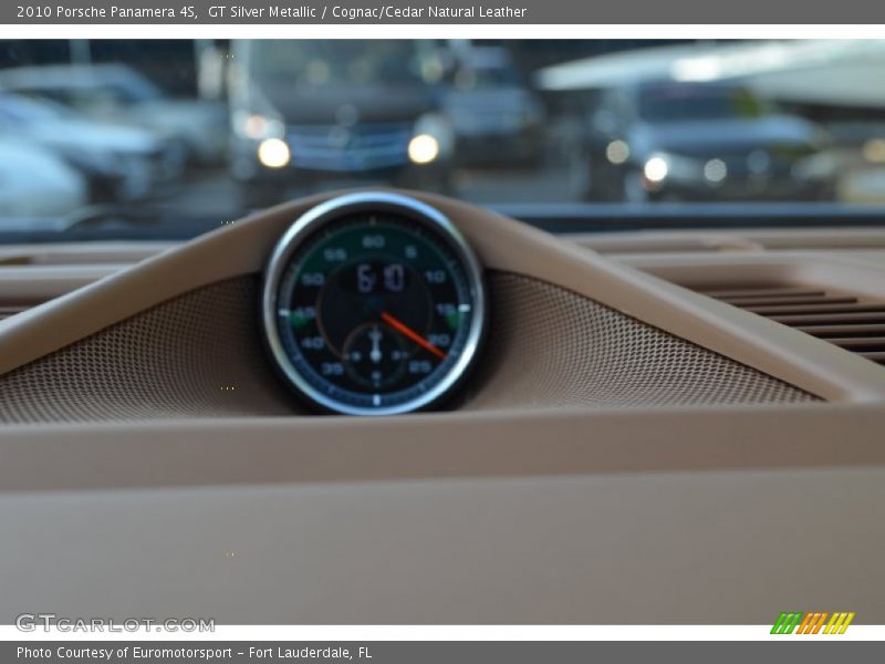 GT Silver Metallic / Cognac/Cedar Natural Leather 2010 Porsche Panamera 4S