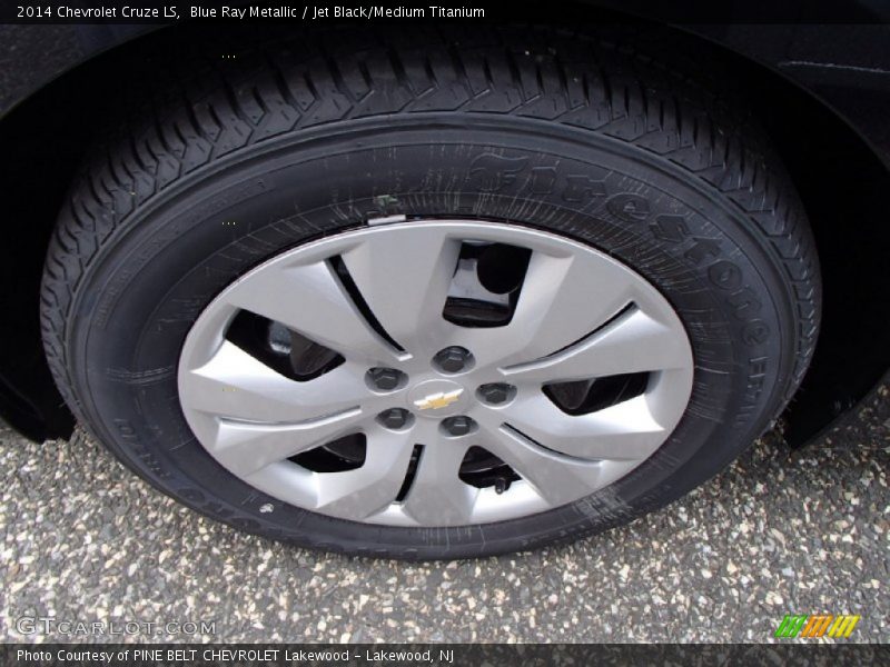 Blue Ray Metallic / Jet Black/Medium Titanium 2014 Chevrolet Cruze LS