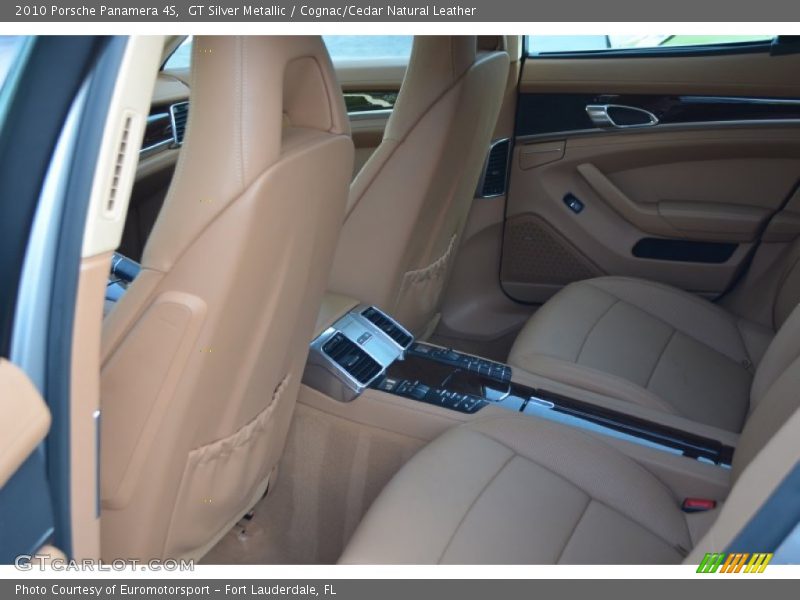 GT Silver Metallic / Cognac/Cedar Natural Leather 2010 Porsche Panamera 4S