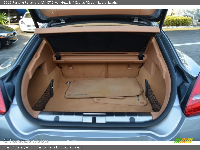 GT Silver Metallic / Cognac/Cedar Natural Leather 2010 Porsche Panamera 4S