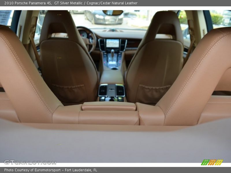 GT Silver Metallic / Cognac/Cedar Natural Leather 2010 Porsche Panamera 4S