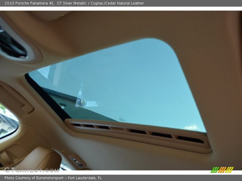 GT Silver Metallic / Cognac/Cedar Natural Leather 2010 Porsche Panamera 4S