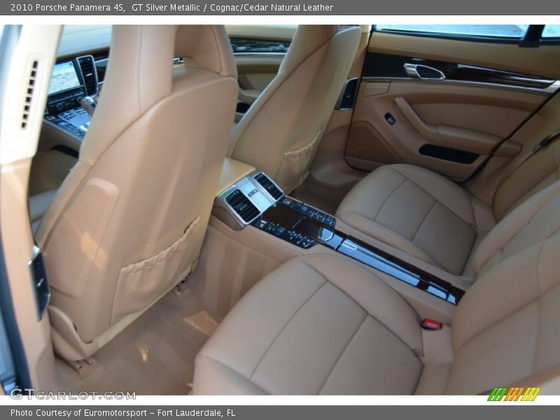 GT Silver Metallic / Cognac/Cedar Natural Leather 2010 Porsche Panamera 4S