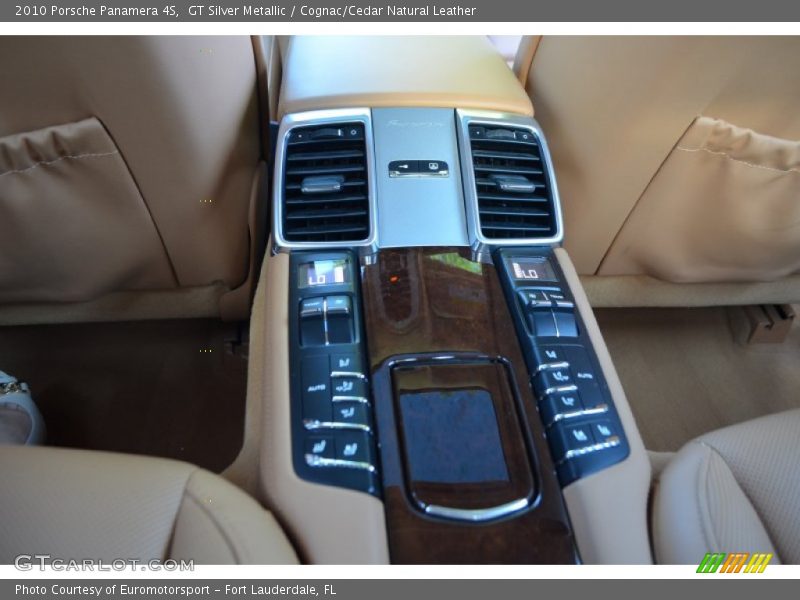 GT Silver Metallic / Cognac/Cedar Natural Leather 2010 Porsche Panamera 4S