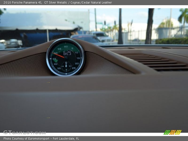 GT Silver Metallic / Cognac/Cedar Natural Leather 2010 Porsche Panamera 4S