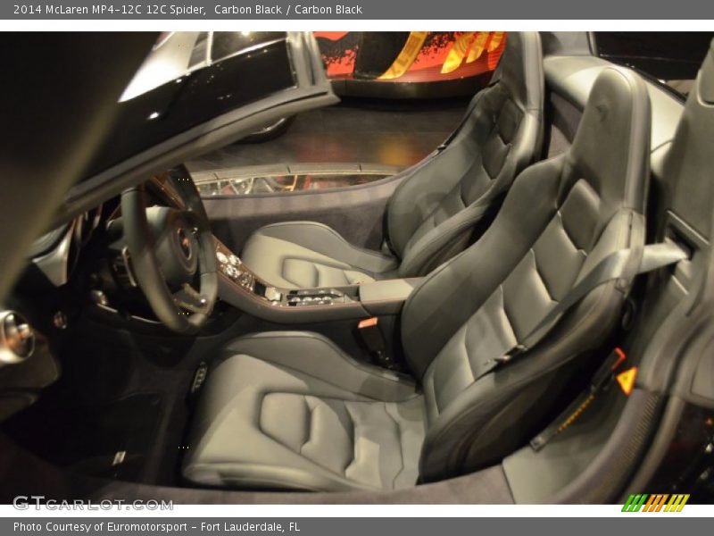 Front Seat of 2014 MP4-12C 12C Spider