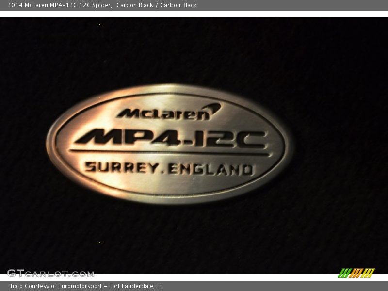  2014 MP4-12C 12C Spider Logo