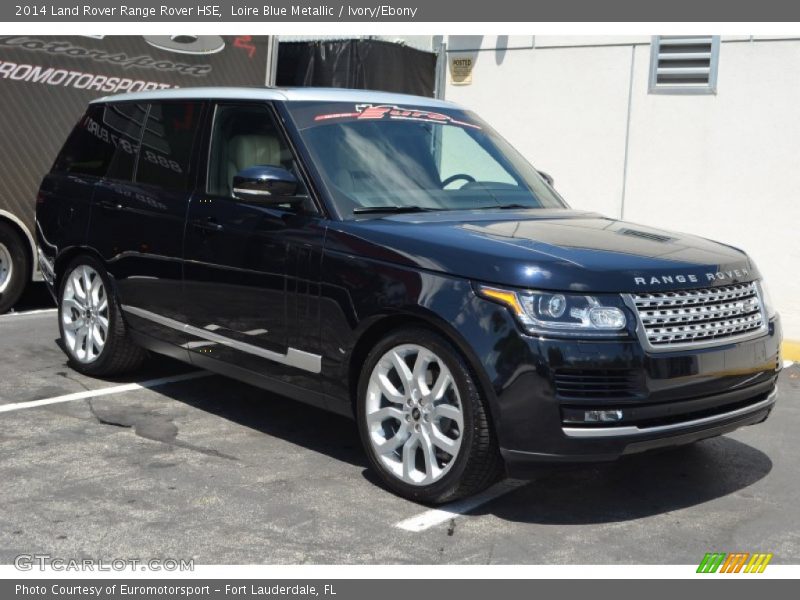 Loire Blue Metallic / Ivory/Ebony 2014 Land Rover Range Rover HSE