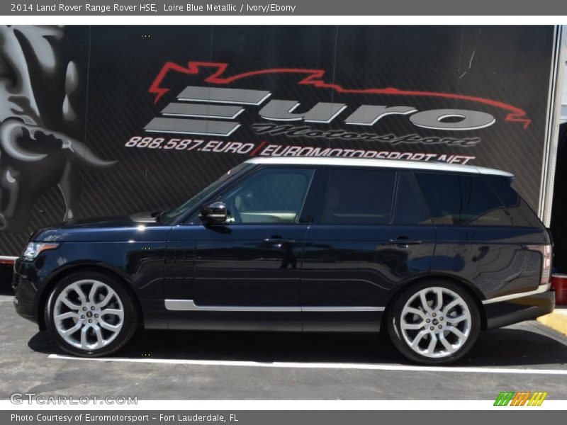 Loire Blue Metallic / Ivory/Ebony 2014 Land Rover Range Rover HSE