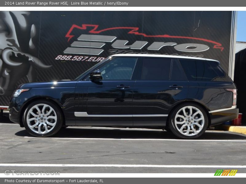 Loire Blue Metallic / Ivory/Ebony 2014 Land Rover Range Rover HSE