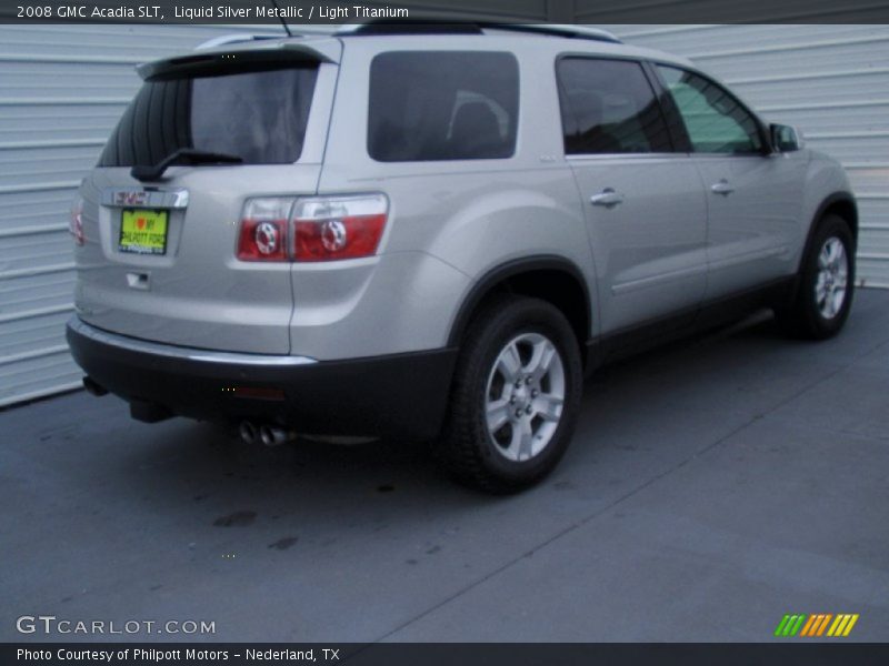 Liquid Silver Metallic / Light Titanium 2008 GMC Acadia SLT