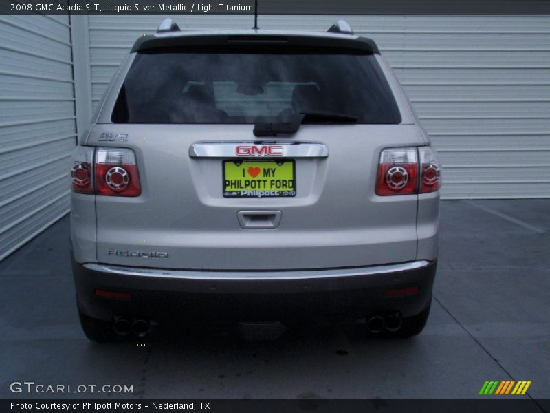 Liquid Silver Metallic / Light Titanium 2008 GMC Acadia SLT