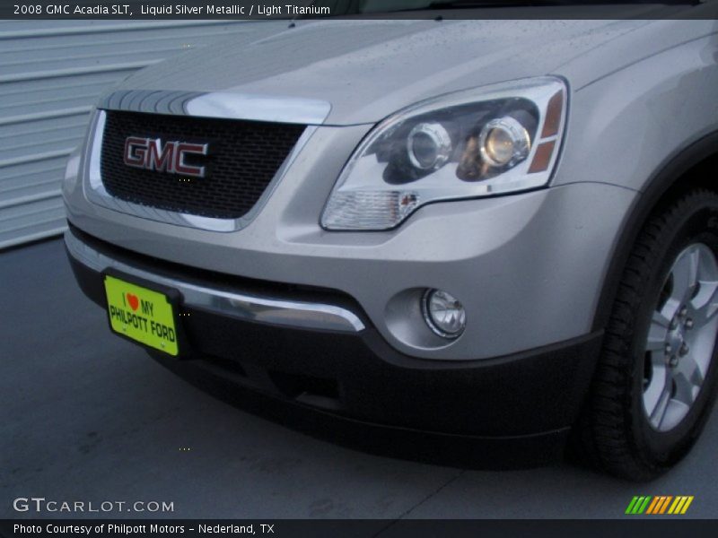 Liquid Silver Metallic / Light Titanium 2008 GMC Acadia SLT