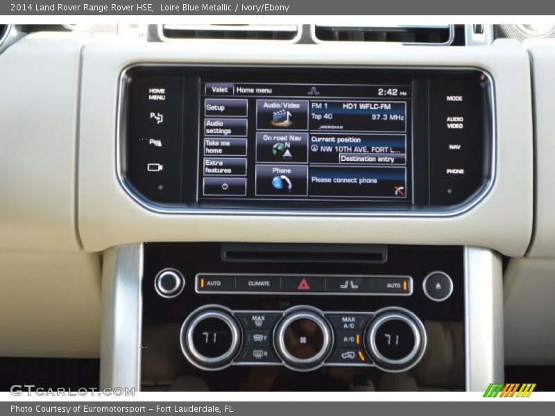 Loire Blue Metallic / Ivory/Ebony 2014 Land Rover Range Rover HSE