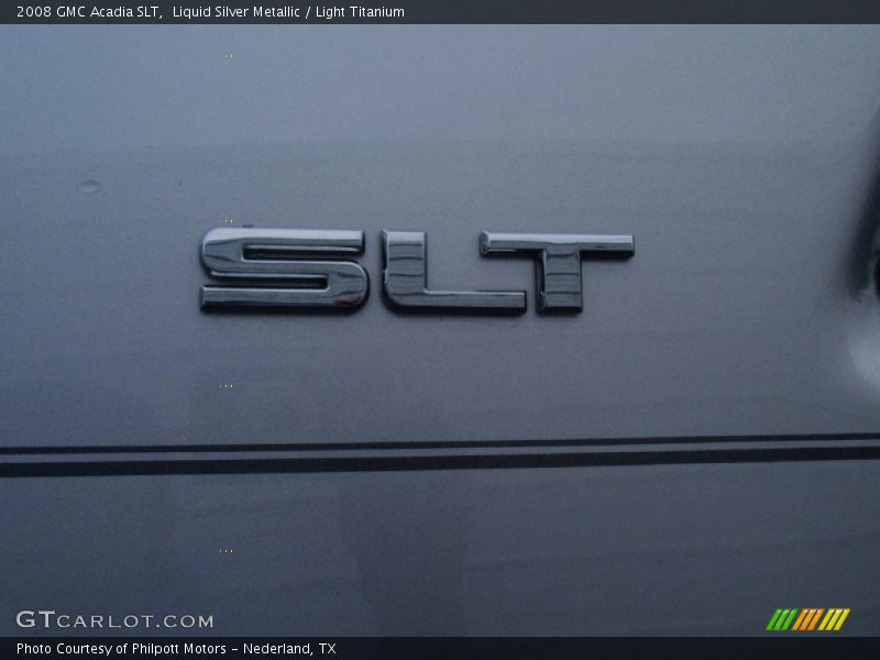 Liquid Silver Metallic / Light Titanium 2008 GMC Acadia SLT
