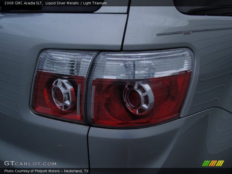 Liquid Silver Metallic / Light Titanium 2008 GMC Acadia SLT