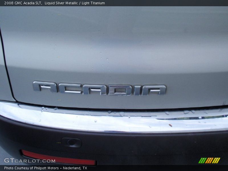 Liquid Silver Metallic / Light Titanium 2008 GMC Acadia SLT
