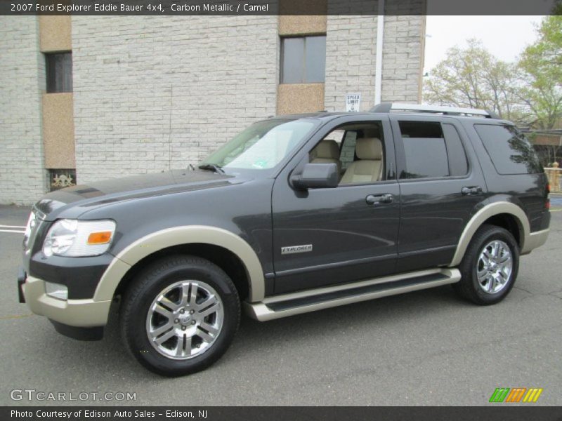 Carbon Metallic / Camel 2007 Ford Explorer Eddie Bauer 4x4