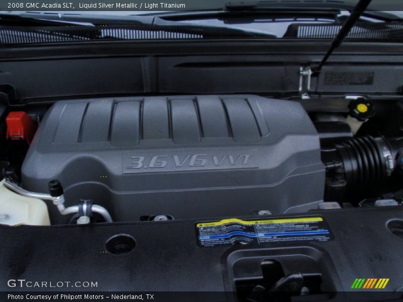 Liquid Silver Metallic / Light Titanium 2008 GMC Acadia SLT