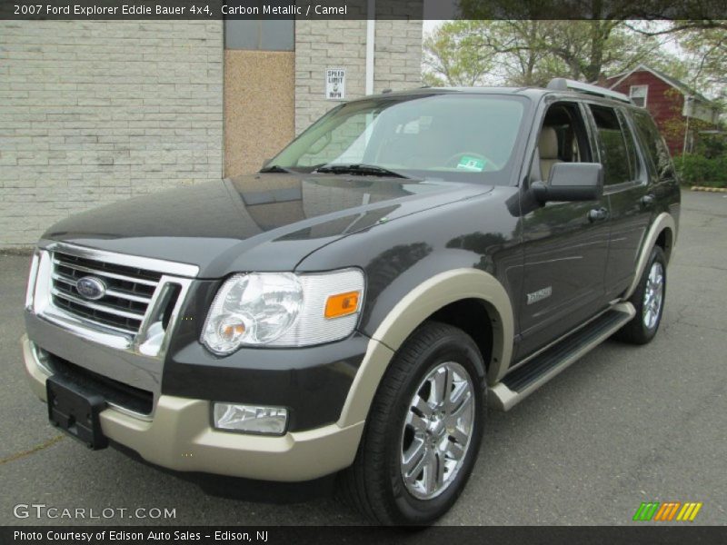 Carbon Metallic / Camel 2007 Ford Explorer Eddie Bauer 4x4