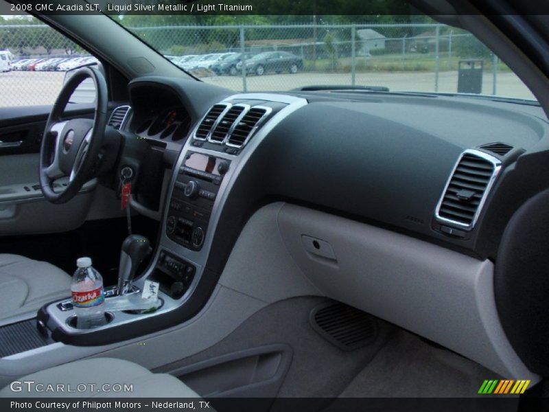 Liquid Silver Metallic / Light Titanium 2008 GMC Acadia SLT