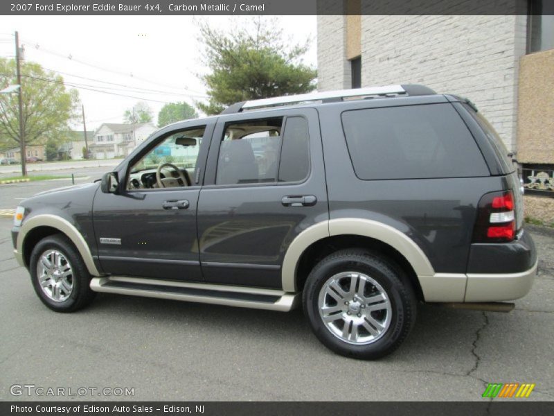 Carbon Metallic / Camel 2007 Ford Explorer Eddie Bauer 4x4