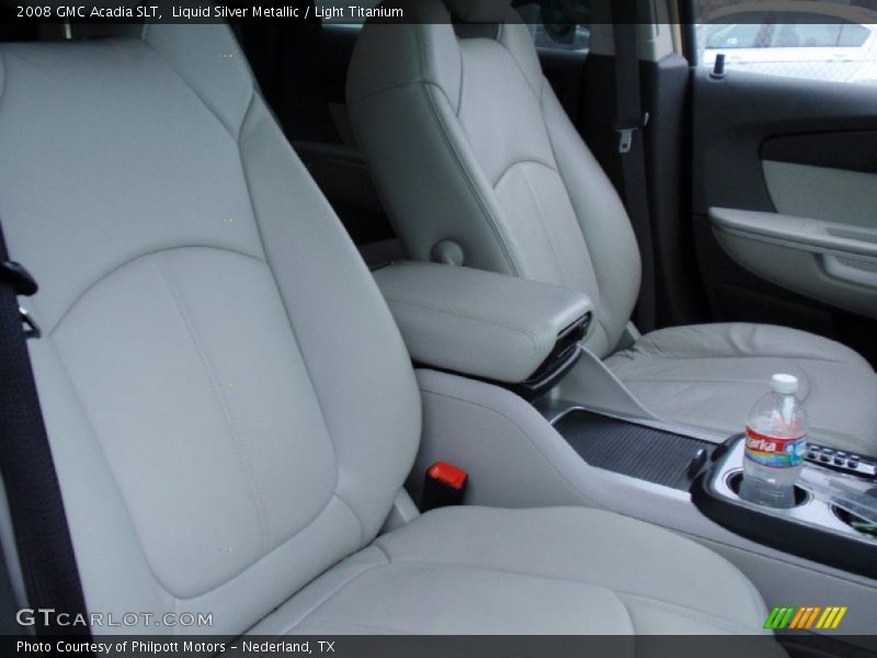 Liquid Silver Metallic / Light Titanium 2008 GMC Acadia SLT