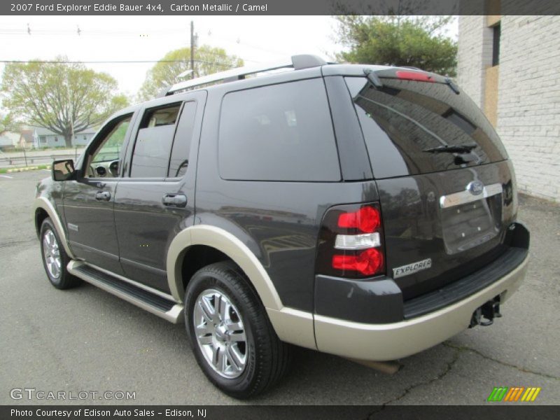 Carbon Metallic / Camel 2007 Ford Explorer Eddie Bauer 4x4