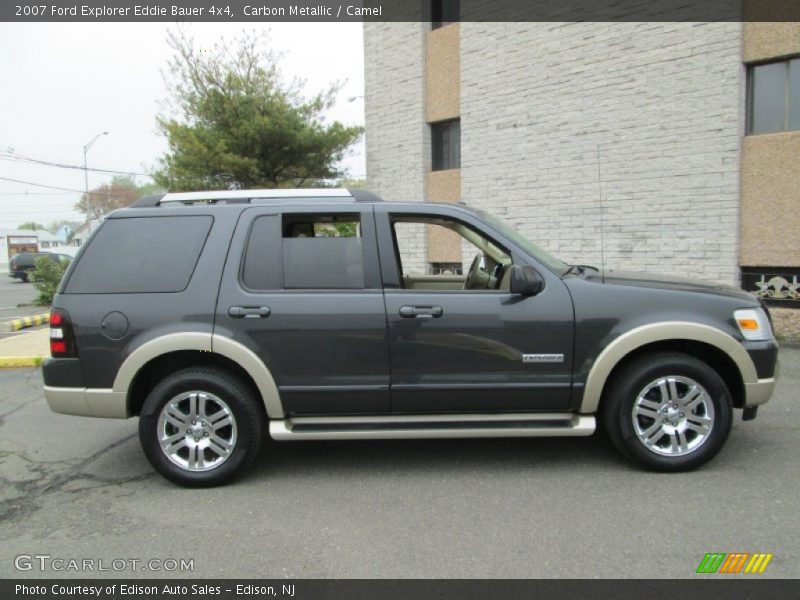 Carbon Metallic / Camel 2007 Ford Explorer Eddie Bauer 4x4