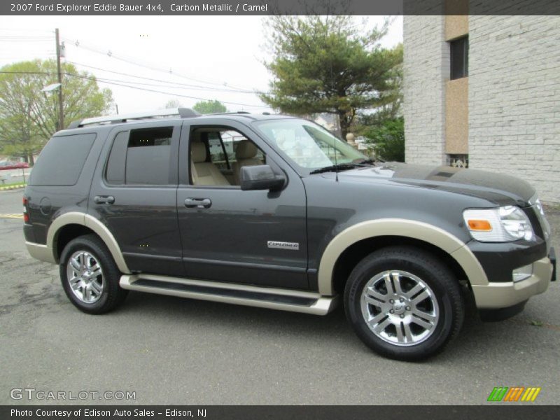 Carbon Metallic / Camel 2007 Ford Explorer Eddie Bauer 4x4