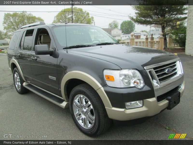 Carbon Metallic / Camel 2007 Ford Explorer Eddie Bauer 4x4