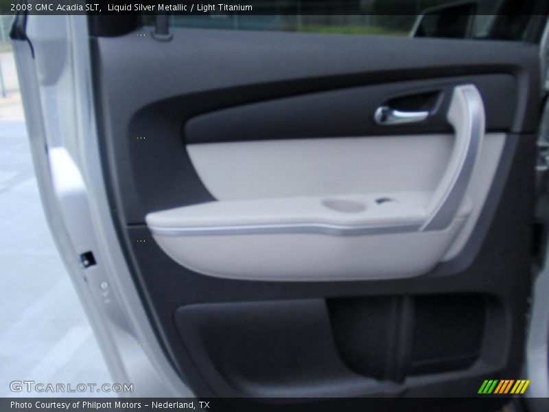 Liquid Silver Metallic / Light Titanium 2008 GMC Acadia SLT