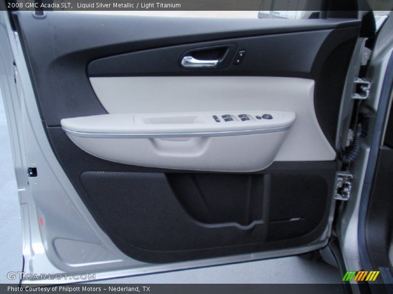 Liquid Silver Metallic / Light Titanium 2008 GMC Acadia SLT