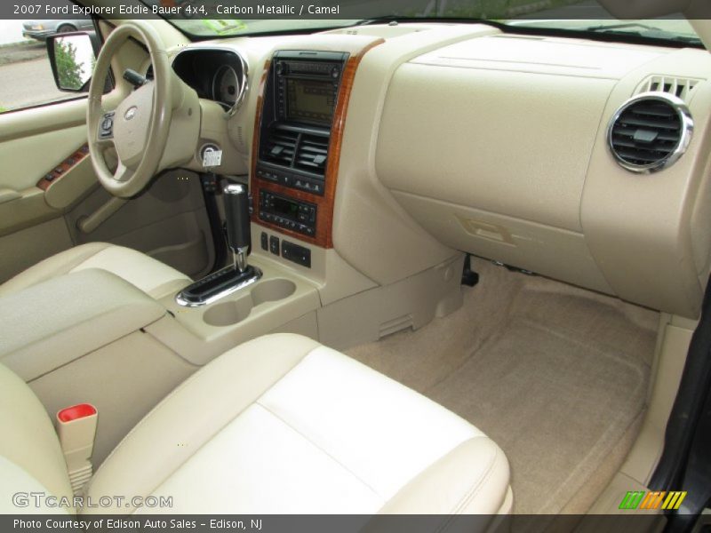 Carbon Metallic / Camel 2007 Ford Explorer Eddie Bauer 4x4