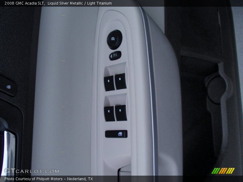 Liquid Silver Metallic / Light Titanium 2008 GMC Acadia SLT