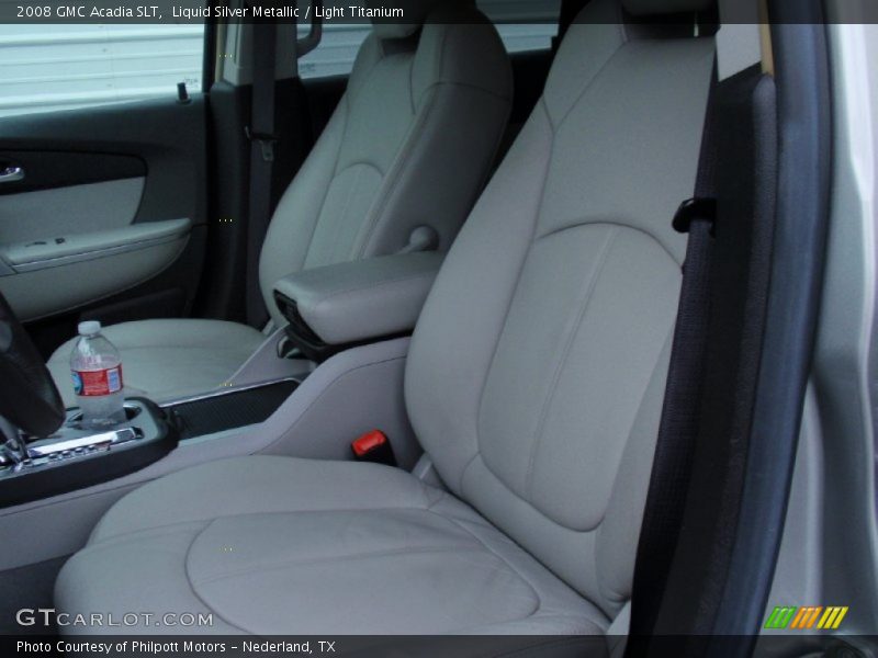 Liquid Silver Metallic / Light Titanium 2008 GMC Acadia SLT